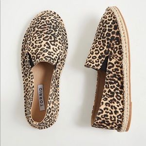 Worn Once: Torrid 7.5 Leopard Espadrille Flats!
